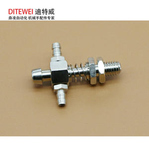 Conectores de Latón de Cabeza Plana y Cabeza Puntiaguda para Accesorios de Robots Industriales, Soportes de Ventosa y Componentes Neumáticos - Product Image 3