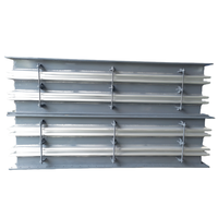 Joint d'expansion de compensateur à soufflet rectangulaire résistant aux hautes températures et à la corrosion pour conduits de ventilation.