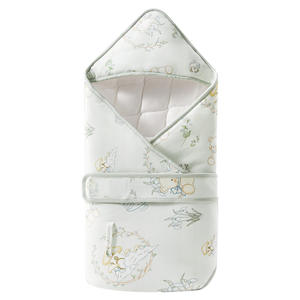 October Crystal Baby Swaddle <b>Blanket</b> Cotton Anti-Startle <b>Newborn</b> Winter Temperature Control Rectangular Animal Shapes - Product Image 5