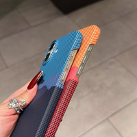 2025 coque de téléphone en Fiber de carbone pour IPhone 17 AIR 16 Pro Max 15 Plus 14 13 couverture mobile antichoc accessoires de téléphone portable en gros