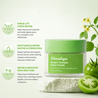 Crème Visage OEM à la Tomate Verte, Minimiseur de Pores, Lifting, Anti-Âge, Hydratante, Végane, Vitamine C, Crème Visage à la Tomate Verte de Fabrication Industrielle