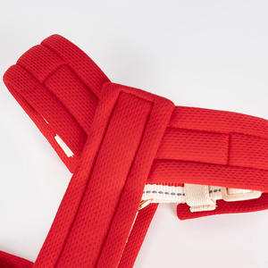 Premium Y-vormig hondenharnas, stijlvol rood gewatteerd ontwerp, ademend, ontsnappingsbestendig, verstelbaar voor kleine en middelgrote rassen, comfortabel - Product Image 4