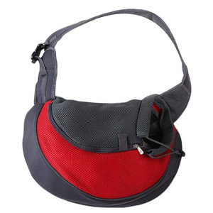 Sac à bandoulière pour animaux de compagnie, en maille de nylon respirante, pour le transport de chats et chiens en voyage - Product Image 5
