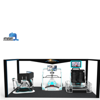 Parque Temático de Realidad Virtual de 100m, Área de Juegos Comercial Interior para Niños, Equipo de Realidad Virtual de Alta Capacidad, 500kg, 4-12 Máquinas VR