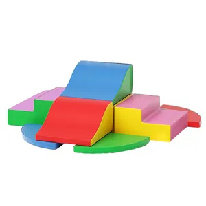 New Arrival Educational Kids Climbing Soft Play Equipment Set Active Play Foam Build Blocks For Indoor Playground