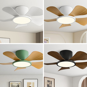 <b>Ceiling</b> <b>Fan</b> Light With Led Flush Mount For Bedroom Living Room 10-15 Sqm Full Spectrum Silent Operation - Product Image 2