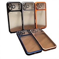 Coque de téléphone transparente personnalisée avec logo, antichoc, dos magnétique pour iPhone 17 Pro Max, coque de protection transparente