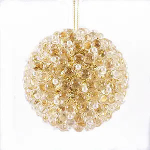 High Quality Christmas Ball Ornament with Beads For Xmas Home Decoration