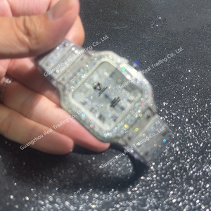 Orologio da Polso Automatico di Lusso Hip Hop con Diamanti Sintetici <span class=keywords><strong>Colorati</strong></span> VVS, Supera il Test del Diamante - Product Image 3