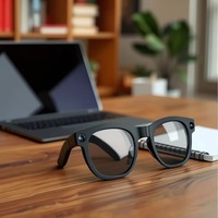 Gafas Inteligentes YI con Cámara Antivibración de Alta Resolución 1080P, Traducción por IA, Reconocimiento de Objetos, Música y Llamadas, Control Táctil, WiFi