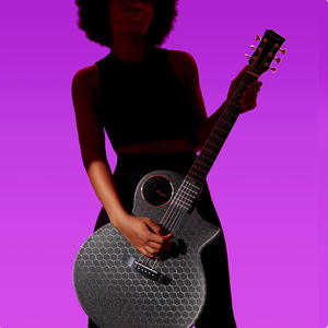 Enya X4 Pro guitarra de fibra de carbono de 36/41 pulgadas brillo palisandro caoba para música clásica para choque eléctrico Fingerstyle con estuche - Product Image 6