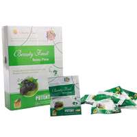 Thé aux Prunes Minceur pour Adultes, Enzymes de Prunes Vertes en Boîte