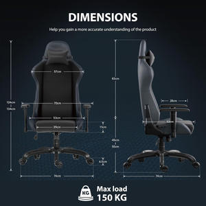 <span class=keywords><strong>Precio</strong></span> bajo Tela cómoda Oficina Silla <span class=keywords><strong>Gamer</strong></span> Computadora ajustable OEM Reclinable Barato al por mayor Silla de juego negra con brazos 2D - Product Image 6