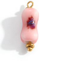 KAVNAR Groothandel Op Maat Gemaakt Logo 18K Verguld RVS Gemengde Emaille Charms voor DIY Sieraden maken Ketting Armband