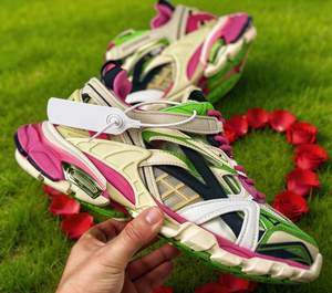 Chaussures décontractées de haute qualité pour femmes et hommes, respirantes, épaisses, style sportif, tendance mode, dessus en cuir véritable - Product Image 1