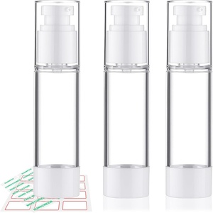 Factory Custom <b>Empty</b> 15ml 30ml 50ml 80ml 120ml AS/PP Cream Skincare Airless Pump <b>Bottle</b> Made <b>Plastic</b> Shampoo Cosmetics Packaging - Product Image 1
