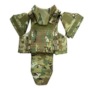 Rompi taktis perlindungan penuh sistem Molle <span class=keywords><strong>CP</strong></span>/MC kamuflase hitam rompi pelindung keselamatan taktis pelat 3A PE - Product Image 6