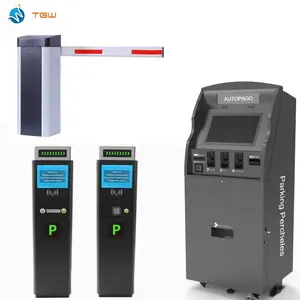 Automatic Parking Paper Ticket Dispenser Machine with Boom Barrier Gate