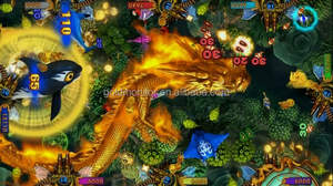 Échantillon <span class=keywords><strong>gratuit</strong></span> Jeu <span class=keywords><strong>d</strong></span>'adresse Mini table à poissons Machine <span class=keywords><strong>d</strong></span>'amusement Cabinet King of Treasures - Product Image 6