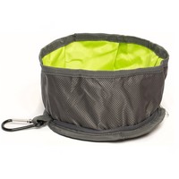 Conception de bouteille arrondie de bol de chien étanche pliable portable pour les voyages en plein air et la caractéristique automatique d'alimentation de chat