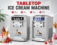 Chine Machine à collation automatique à faible bruit commerciale Machine à crème glacée molle Machine à crème glacée molle