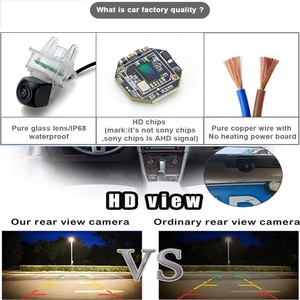 <span class=keywords><strong>Cámara</strong></span> de Visión Trasera Plug & Play GreenYi para Mercedes Benz Clase E/C 2014-2016, <span class=keywords><strong>Cámara</strong></span> de Reversa OEM Compatible con R-Link 2 - Product Image 3