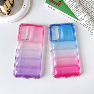 Para Reno 11F 12pro 5G 12 a prueba de golpes 360 color degradado TPU <span class=keywords><strong>PC</strong></span> dura buena funda protectora para teléfono - Product Image 6