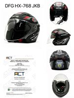 Nouveaux casques de moto certifiés DOT en ABS avec double visière, équipement de protection léger pour toutes les saisons