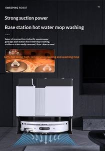 20000Pa Strong Suction Robot <b>Vacuum</b> and Mop Combo Hot Air Drying Dual Arm Laser Navigation Floor Cleaning Robot - Product Image 6