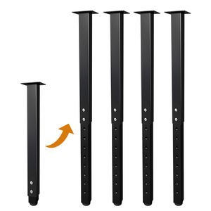 Gambe per Tavolo da Cucina Regolabili Manualmente, Parti di Mobili in Vendita, Gambe in Metallo Antiscivolo per Tavolo da Soggiorno - Product Image 1