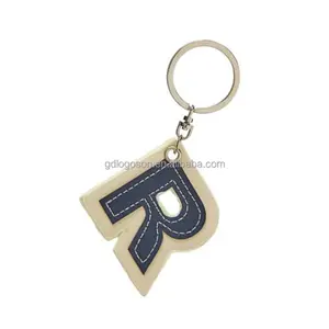Fashion Letter r Keychain Custom Logo USA UK Souvenir Letter Keychain Letter r Key Ring