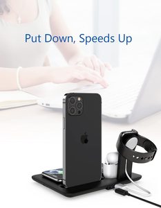 Estación de Carga Inalámbrica 4 en 1, Soporte para Móvil, Cargador Inalámbrico Portátil Universal Fantasy - Product Image 6