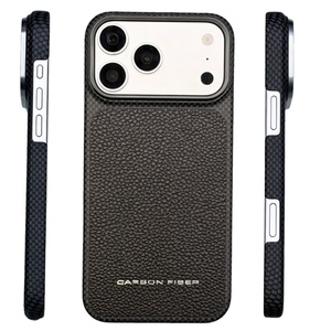 เคสโทรศัพท์หรูหราบางเฉียบลายคาร์บอนไฟเบอร์แบบแม่เหล็กสำหรับ iPhone 17 Pro Max 17 Pro  แผงหลังหนัง PU ป้องกันแรงกระแทก ฝาหลังแข็ง - Product Image 3