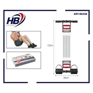 อุปกรณ์ฝึกความแข็งแรงแบบสปริงสามทาง Hb Sport ผลิตจากอลูมิเนียมอัลลอยด์ ความต้านทานปานกลาง ขนาด 72 ซม. 30 ซม. อเนกประสงค์ สำหรับใช้ในบ้าน - Product Image 3