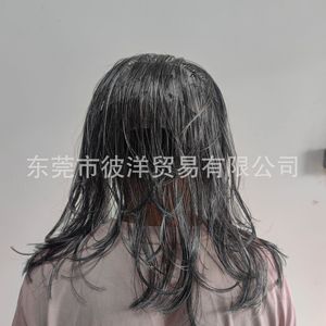 หน้ากากยางซอมบี้พร้อมวิกผม สไตล์สยองขวัญ สำหรับงานปาร์ตี้ฮาโลวีน ทำจากวัสดุอีมัลชั่น - Product Image 4