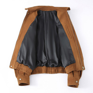 جاكيت جلد من جلد الغزال الأصلي للنساء من جانكوكو - Product Image 4