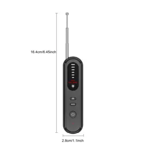 Hidden Camera GPS Tracker chống Spy Bug Detector điện tử quét RF dò tín hiệu 5 cấp độ RF Máy quét tín hiệu không dây