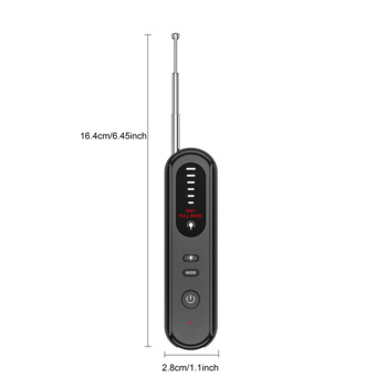 Hidden Camera GPS Tracker Anti Spy Bug Detector Electronic Sweeper RF Signal Detector 5 Levels RF Wireless Signal Scanner