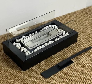 Foyer de table Portable Smores Maker <span class=keywords><strong>Kit</strong></span> Intérieur/Extérieur Mini <span class=keywords><strong>Cheminée</strong></span> Table Top Decor Home Patio - Product Image 2