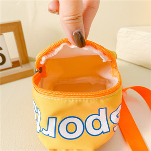 Kindermode mini borsttas met letterpatroon, schoudertas, crossbody tas voor munten & buitengebruik - Product Image 5