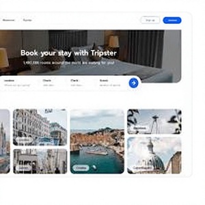 Aplicación de reserva de hoteles para descubrir hoteles, comparar habitaciones, realizar reservas seguras y administrar estancias con facilidad. - Product Image 1