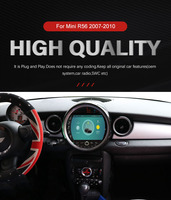 KANOR 9 "Pantalla táctil Android 13 Navegación GPS CarPlay Android AUTO Radio Dashboard Mini Cooper R56 2007-2010 Octa Core 4GB/8GB