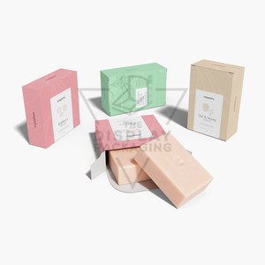 OEM صندوق صابون مخصص وصديقي للتعبئة من الورق المقوى تصميم متين فاخر بسعر الجملة المورد عرض التغليف - Product Image 2