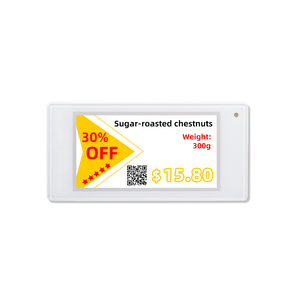 Étiquette de prix numérique électronique Zhsunyco S-ET0266-3A pour rayonnage, compatible ABS, couleurs disponibles : R, G, <span class=keywords><strong>B</strong></span>, C, M, Y, W, sans fil 2,4 GHz pour magasin de détail - Product Image 5