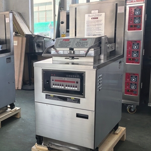 Freidora Eléctrica de 8 Cabezas, Capacidad de 55L, Cuerpo Completo de Acero Inoxidable 304, Uso Comercial, <span class=keywords><strong>Estilo</strong></span> Henny Penny, <span class=keywords><strong>Pollo</strong></span> Frito <span class=keywords><strong>Estilo</strong></span> <span class=keywords><strong>KFC</strong></span> - Product Image 2