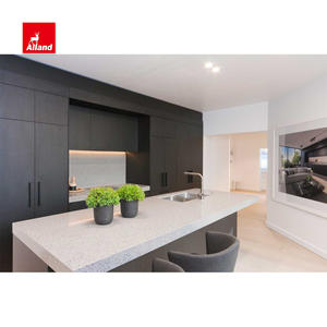 Allandhallion תאילנד עיצוב מודרני פשוט שחור מט לכה לוח לוח שולחן כתיבה ארון מטבח גבוה למטבח הבית - Product Image 5