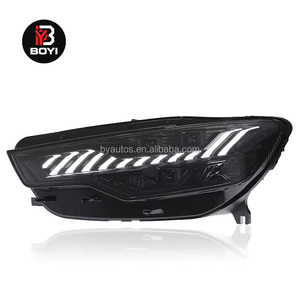 Faro Delantero <span class=keywords><strong>A6</strong></span> para Audi A6L C7 2012-<span class=keywords><strong>2015</strong></span>, Faros LED Modificados con Luces de Circulación Diurna, Estilo RS - Product Image 3