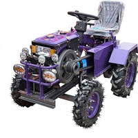 Tractor de Ruedas Compacto de 18 HP Diésel 4x4 para Uso Agrícola en Pequeñas Granjas