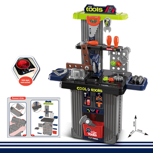 Ensemble de jeu de construction SY, établi portable avec valise, ensemble d'outils de jeu d'imitation pour enfants, apprentissage STEM, cadeau de construction - Product Image 3