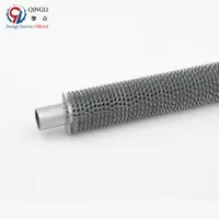 Сварные биметаллические стальные экструдированные круглые воздухонагревательные ребристые трубки для сушки теплообменников
